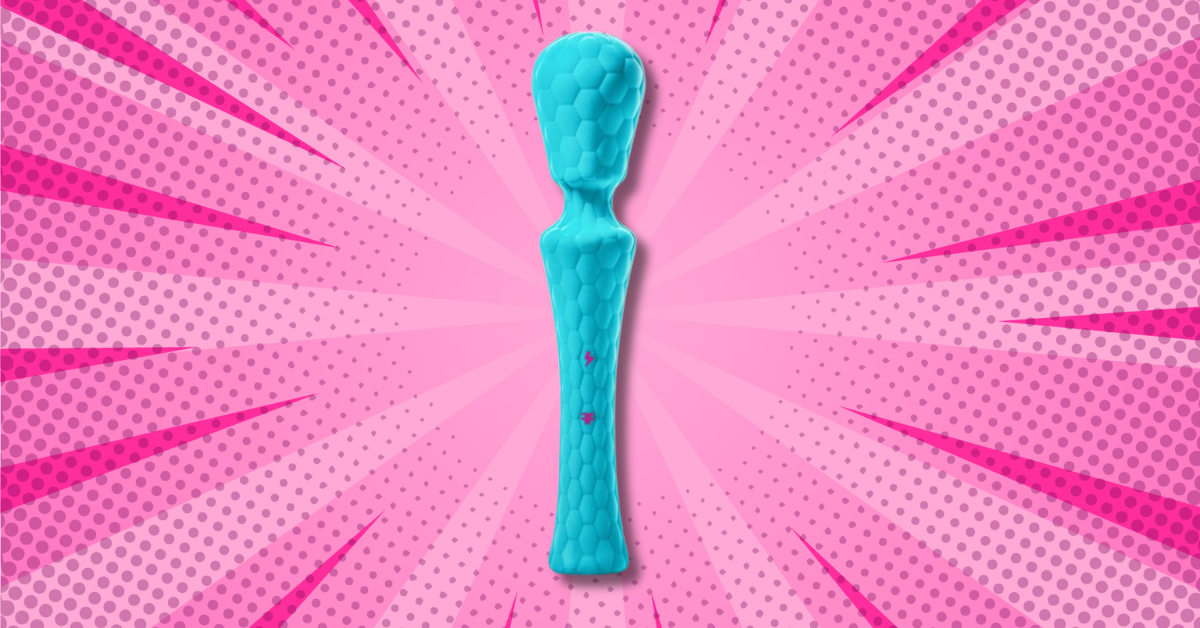 Femme Funn Ultra Wand against a pink background
